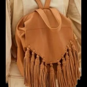 NWOT Day and Mood Lee Genuine Leather Backpack Purse with tote bag